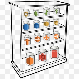 This Free Icons Png Design Of Aws Services Shelf Clipart
