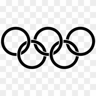 Olympic Rings Png - Olympic Games Logo Black Clipart