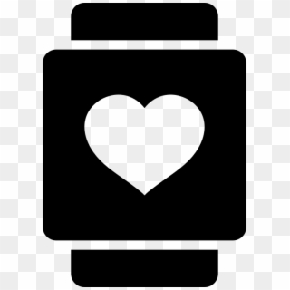 Icon Of A Smartwatch - Heart Clipart