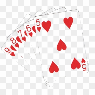 5 Of Hearts Playing Card , Png Download Clipart