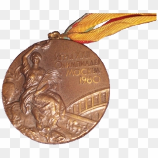 1980 Summer Olympics Bronze Medal Transparent - Bronze Medal Olympics Clipart