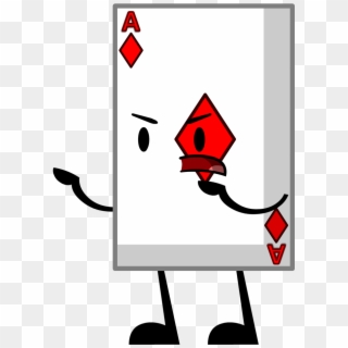 Bfdi Card , Png Download - Bfdi Playing Card Clipart