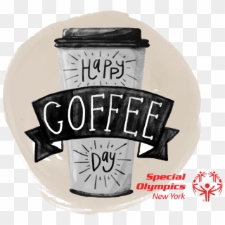 Happy National Coffee Day Clipart