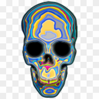 Collection Of Free Transparent Skull Trippy Download Clipart