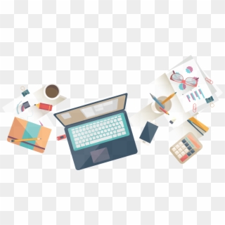 Thumb Image - Office Stuff Top View Png Clipart