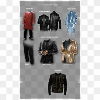Golden History Guyman Comparaison Costumes - Daft Punk Starboy Jacket Clipart