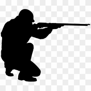 Hole Clipart Gun Shot Wound - Shooting Man Png Transparent Png