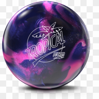 Pink/purple Tropical Png - Storm Tropical Bowling Ball No Background Clipart