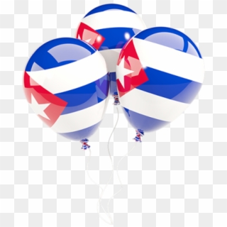 Illustration Of Flag Of Cuba - Balloon Clipart