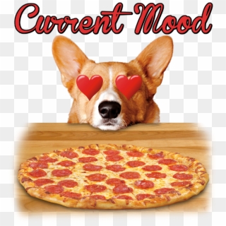 Current Mood Dog Heart Eyes Pizza - Senhora Pizza Porto Velho Cardapio Clipart