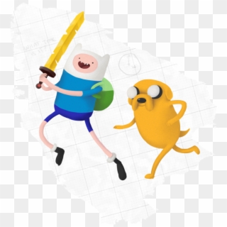 Finn And Jake Adventure Time Fanart - Cartoon Clipart