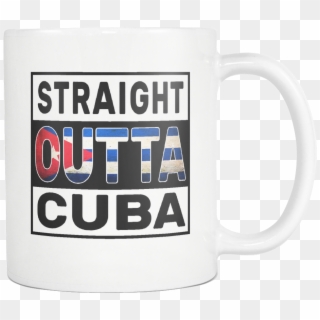 Straight Outta Cuba - Coffee Cup Clipart