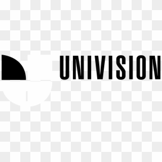 Univision Logo Black And White - Univision Clipart