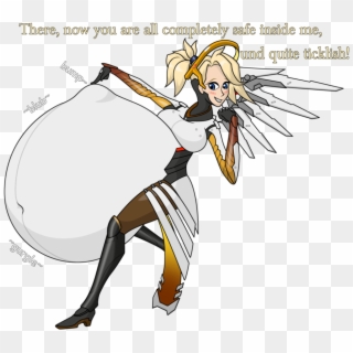 Mercy Carries The Team By Graphitedrake Clipart
