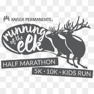Running Of The Elk - Kaiser Permanente Clipart