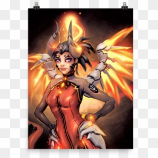 Poster Overwatch Devil Mercy - Fiction Clipart