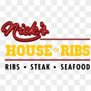 Nick's House Of Ribs - Graphic Design Clipart