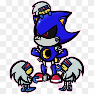 Part-time Babysitter - Sonic Mania Silver Sonic Clipart