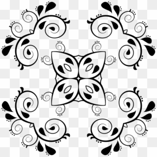 Paisley Computer Icons Drawing Line Art Black And White - Free Paisley Clip Art - Png Download