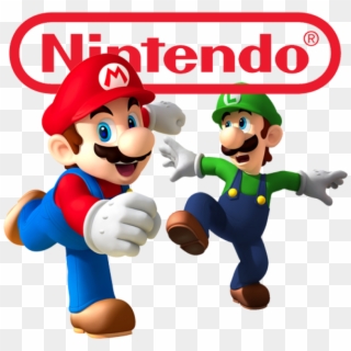 Nintendo Logo With Mario Clipart
