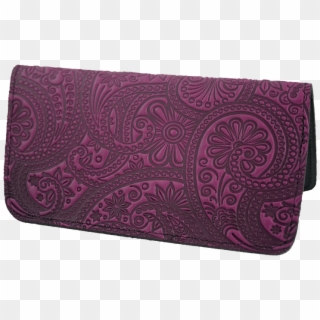 Paisley Checkbook Cover - Wallet Clipart