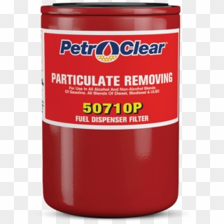 Red 507p Series Particulate Removing Spin-on Fuel Dispenser - Cylinder Clipart
