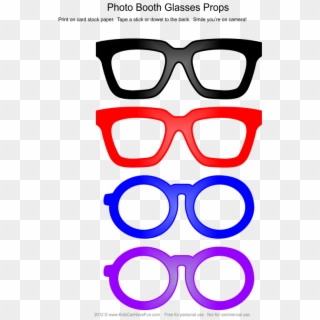 Theatrical Property Sunglasses Booth Glasses Download - Clipart For Photobooth - Png Download