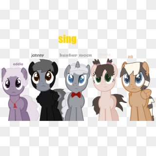 Sing Mlp Characters By Mixelfangirl100 - Sing Characters As Ponies Clipart