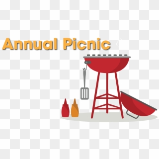 Picnic Clipart Annual Picnic - Cartoon Grill - Png Download