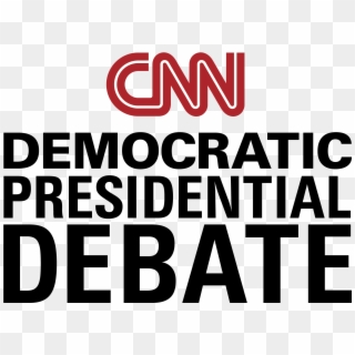 Cnn Dem Pres Debate Logo - Debate Clipart