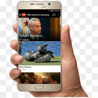 Cnn Live Stream With Cnn Lite App - Mobile Live News Clipart
