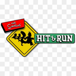 The Simpsons Hit And Run Logo - Simpson Hit And Run Logo Clipart