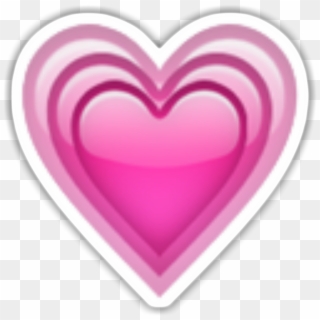 Pink Heart Emoji Transparent & Png Clipart Free Download