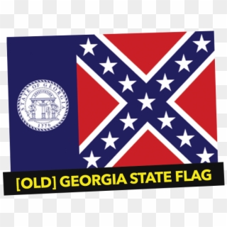 Georgia State Flag - Mississippi State Flag Clipart