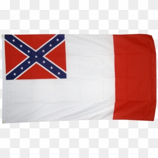 Usa 3rd Confederate Flag - Southern United States Flag Clipart