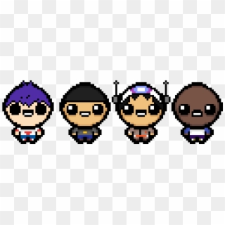 Gorillaz - Binding Of Isaac Rebirth Personnage Clipart