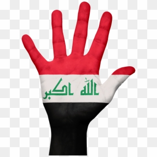 Iraq Flag Hand Symbol National 643896 - Love Iraq Clipart