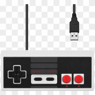 Nintendo New Classic Style Usb Controller Pc - Nes Controller Nes Clipart