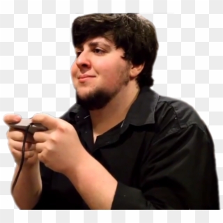 A Picture Of Jontron Holding An Nes Controller With - Scott The Woz Jontron Clipart