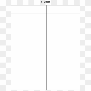 Free T-chart Template - Transparent T Chart Png Clipart