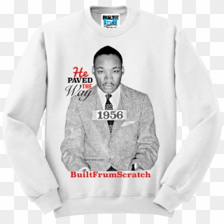 Mlk Paved The Way White - Little Mermaid Christmas Sweater Clipart