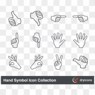 Dryicons On Twitter - Thumbs Up Symbol Clipart