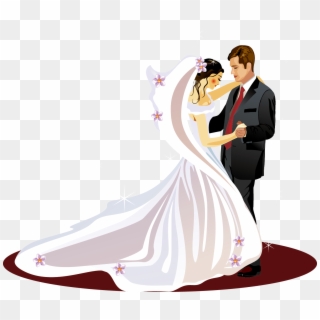 Png Stock Bride Groom Clipart - Groom And Bride Clipart Png Transparent Png