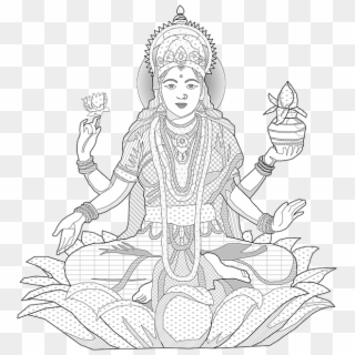 Let Us Now Move Into The Vibration Of The Goddess Lakshmi, - Illustration Clipart