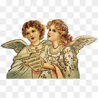 Angel, Singing, Choral, Christmas - Angels Singing Transparent Background Clipart
