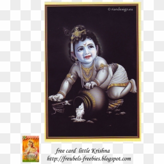 Free Card Little Krishna Clipart
