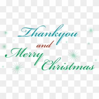 Thankyou, Merry Christmas & Email Newsletter News - Thank You Merry Christmas Png Clipart