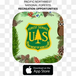 Download This Free @forestservicenw App To Easily Search - United States Forest Service Clipart