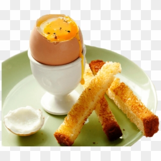 Soft Boiled Egg With Soldiers - Soft Boiled Egg Png Clipart