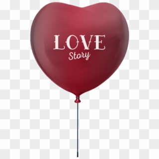 Free Png Download Love Story Heart Balloon Png Images - Love Text Balloon Png Clipart